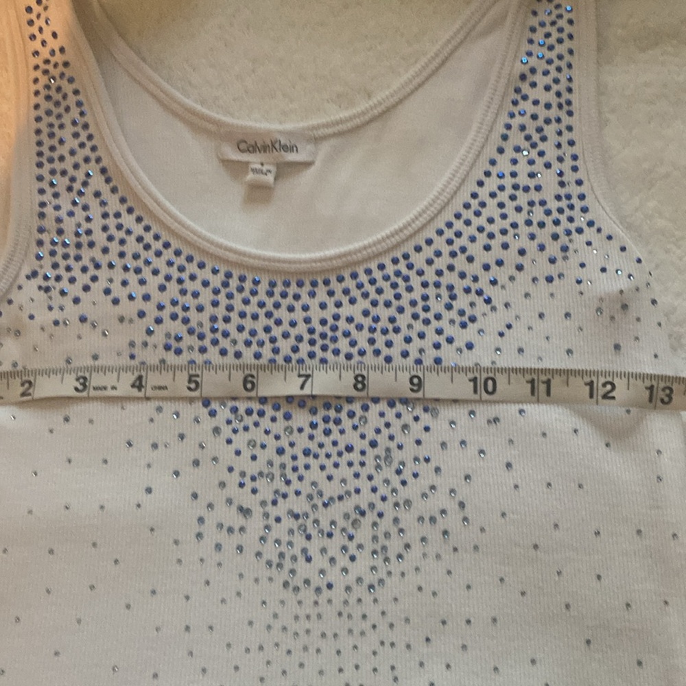 Calvin Klein white Tank Top Size S - Picture 7 of 8